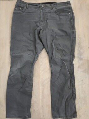 Dark Olive Straight-Leg Pants